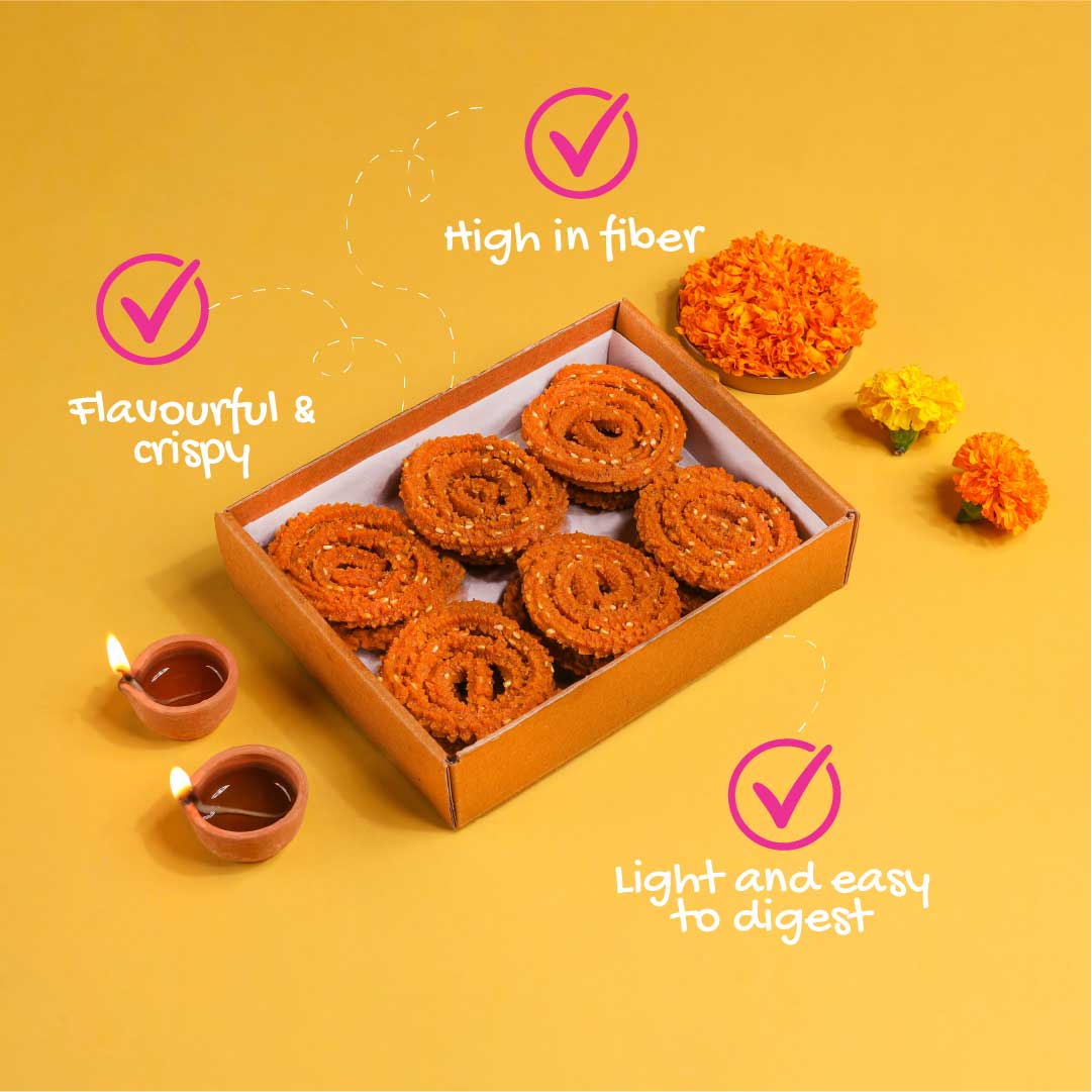 Bhajni Chakli (Multi Daal & Rice Chaklis)