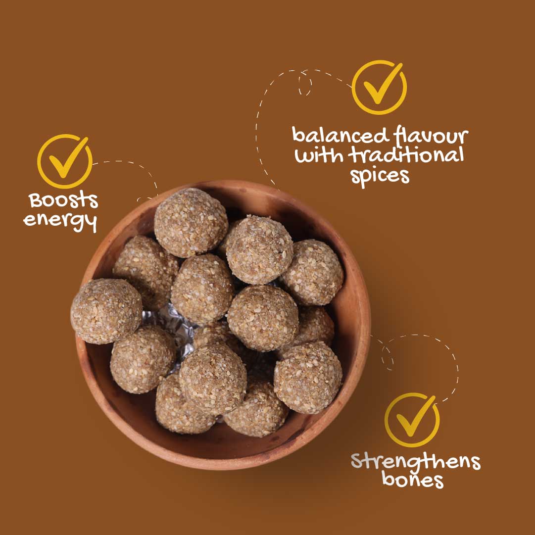 Til Laddoo (Sesame & Jaggery Sweet)