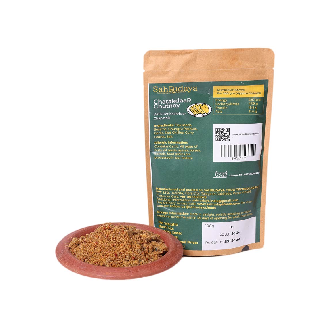 Chatakdaar Chutney (Oil-Free Dry Chutney)