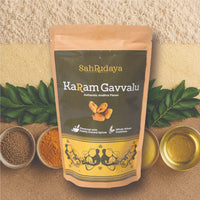 Karam Gavvalu (Spiced Whole wheat Shells)