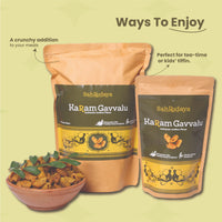 Karam Gavvalu (Spiced Whole wheat Shells)