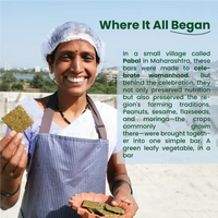 Moringa Nutty Bar (Drumstick Leaves Chikki)